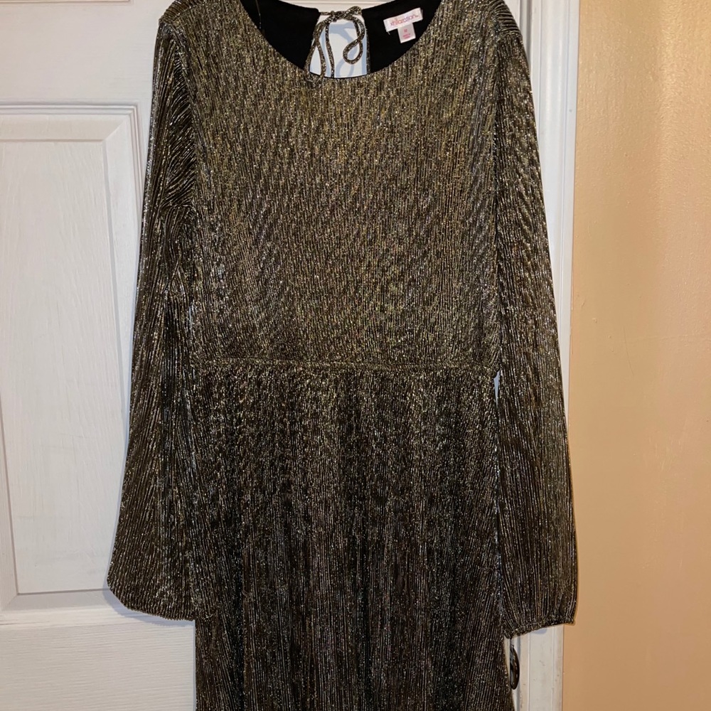 Metallic Target Dress